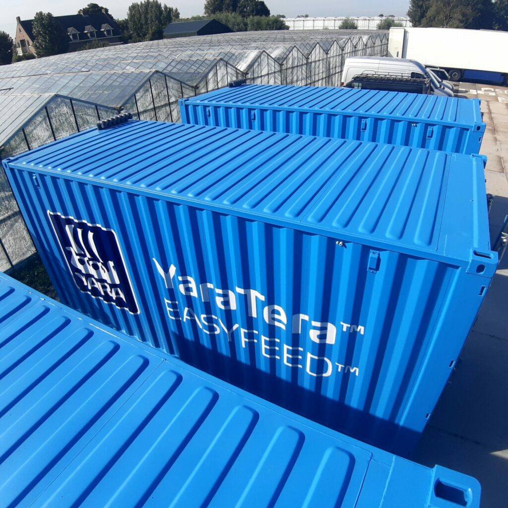 Container belettering Yara