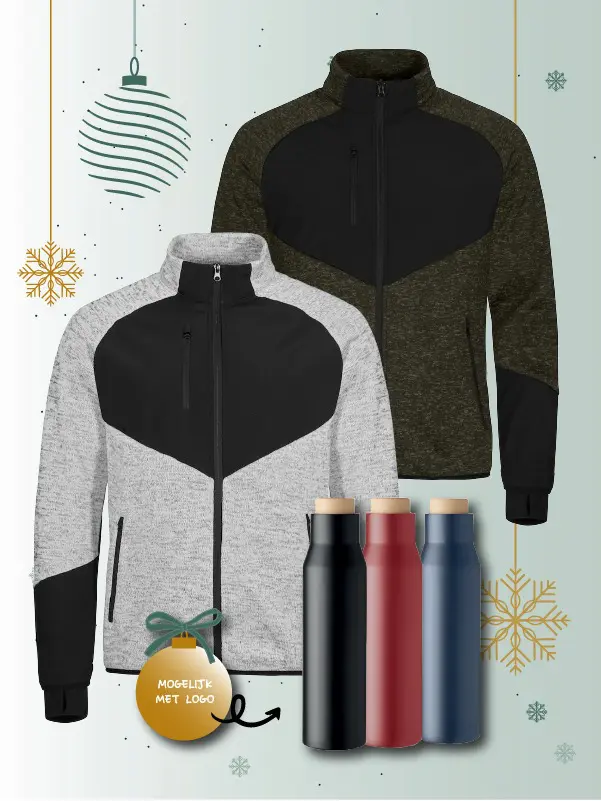 Warmte paket fles vest eindejaarsgeschenk kerstpakket