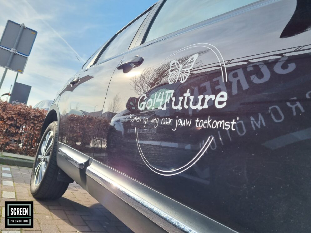 ScreenPromotion Autobelettering Personenauto Go4Future