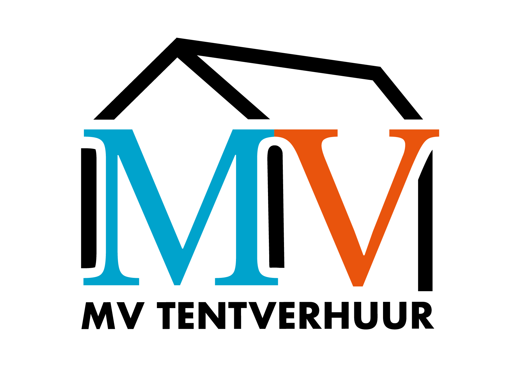 MV tentverhuur logo ontwerp